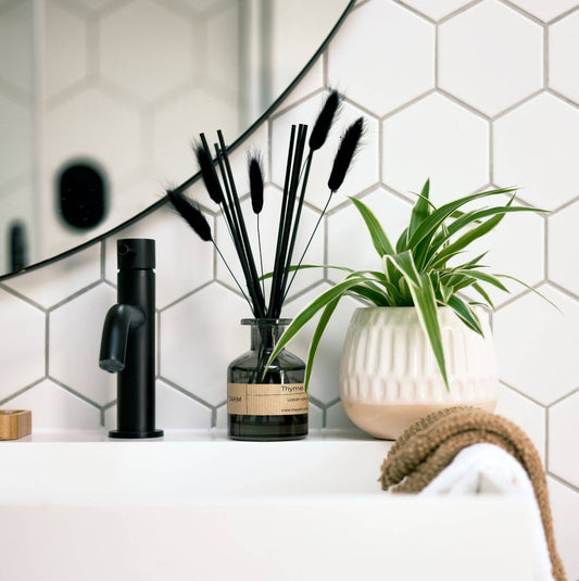 Thyme Olive Bergamot Black Reed Diffuser | Reed Diffusers