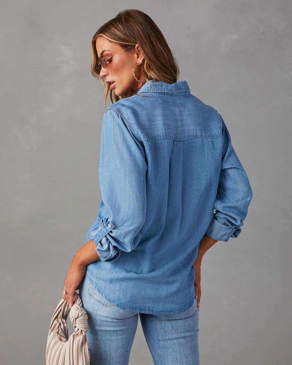 Soft Denim Long Sleeve Shirt