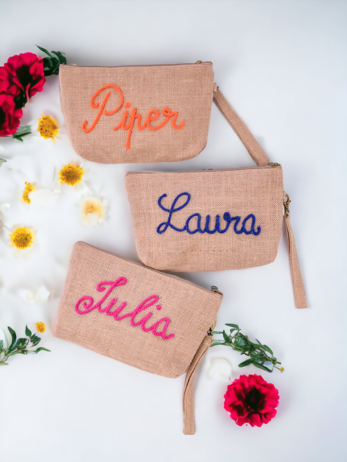 Custom Makeup Bag | Bridesmaid Cosmetic Bag | Makeup Bag