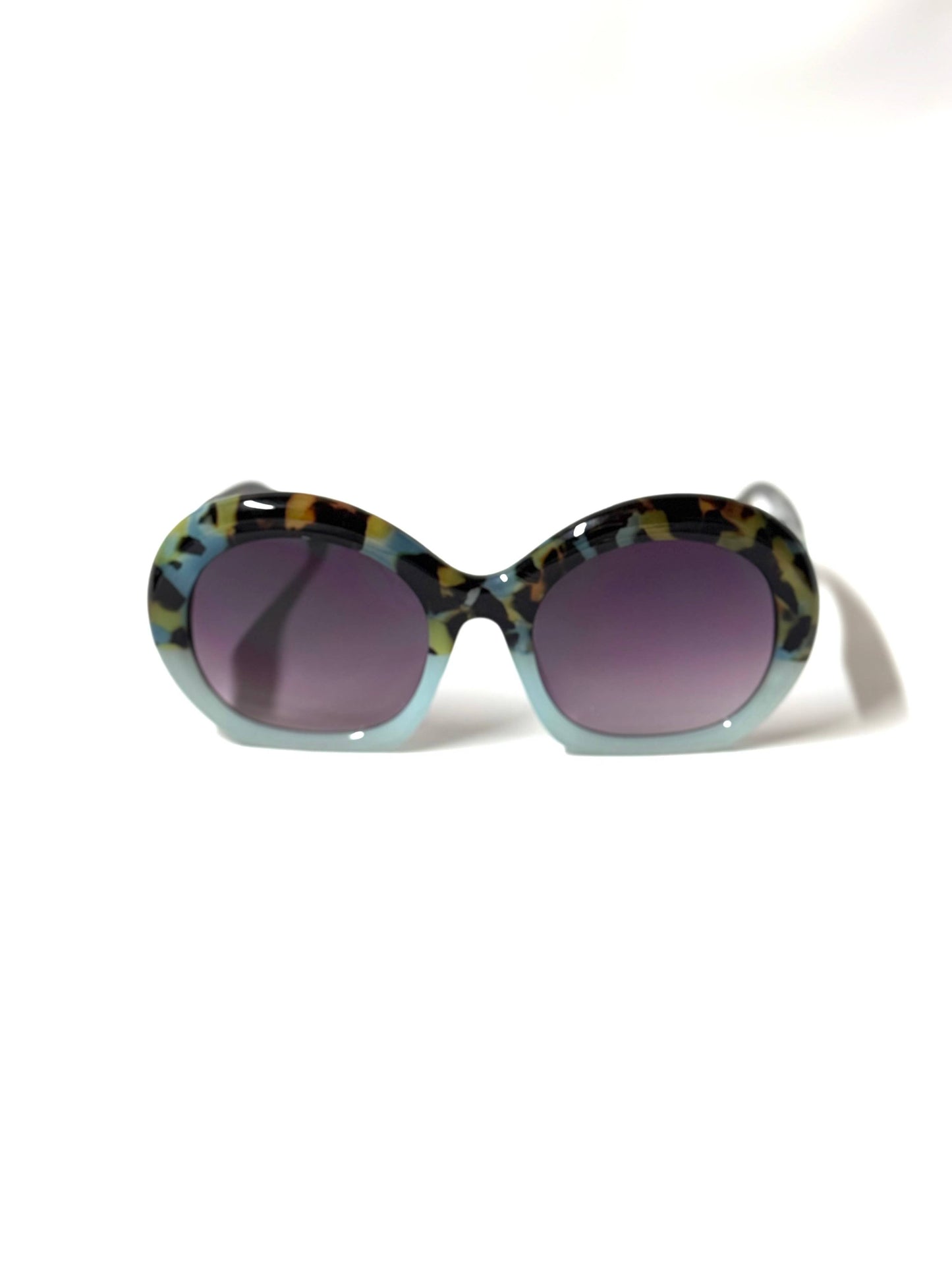 Sunglasses Blue: Blue/Black