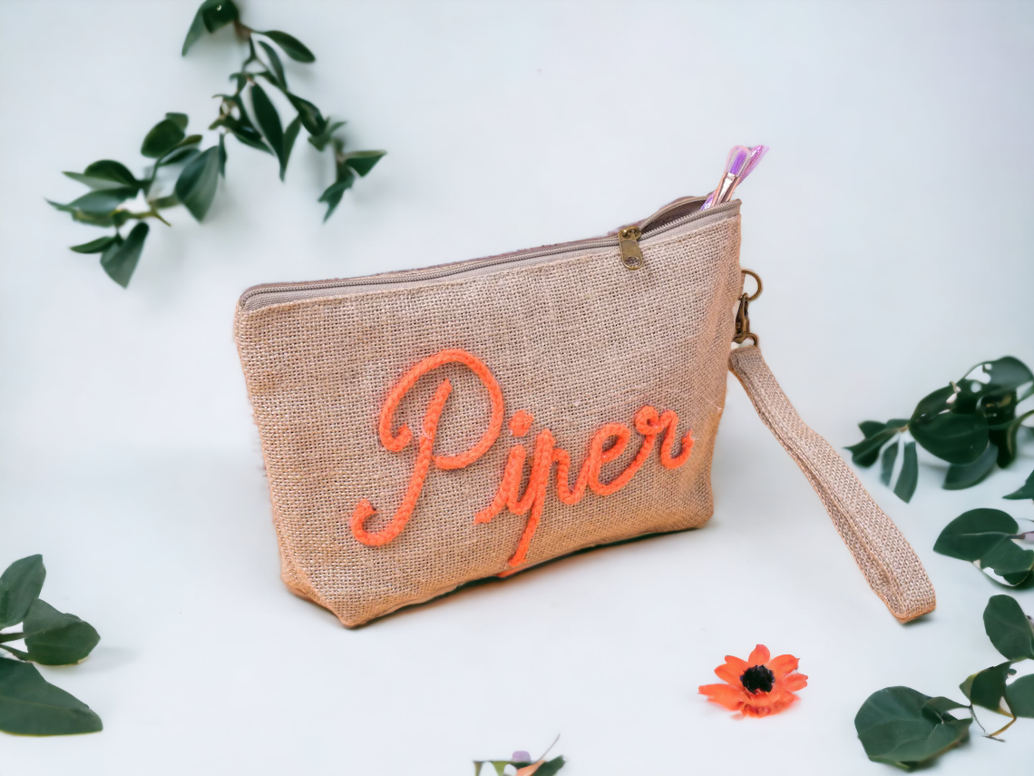 Custom Makeup Bag | Bridesmaid Cosmetic Bag | Makeup Bag