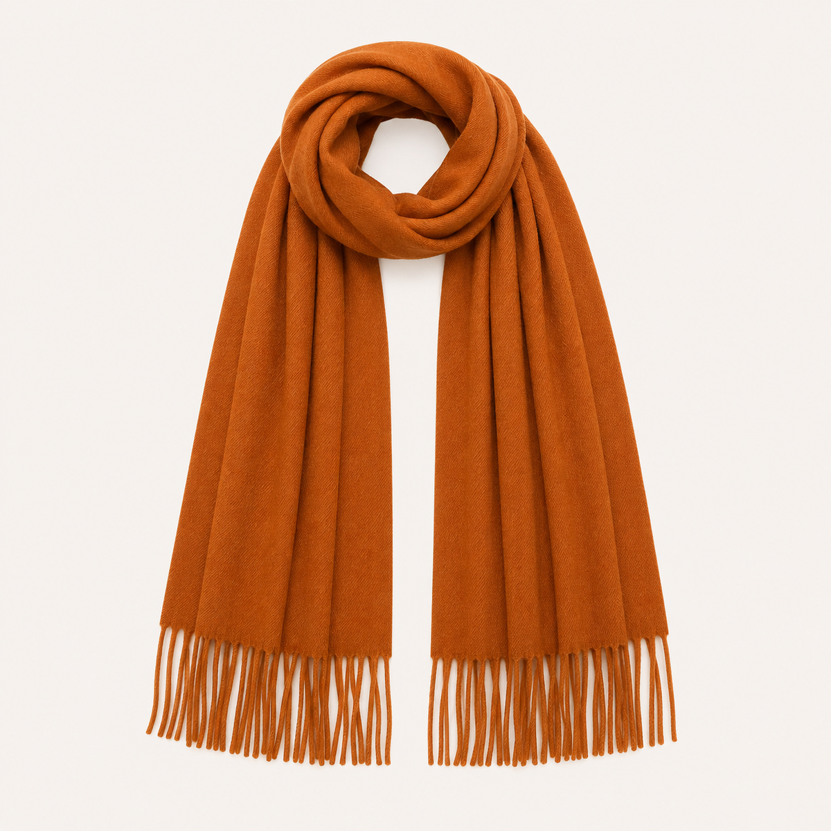 Burnt Orange Large Blanket Scarf