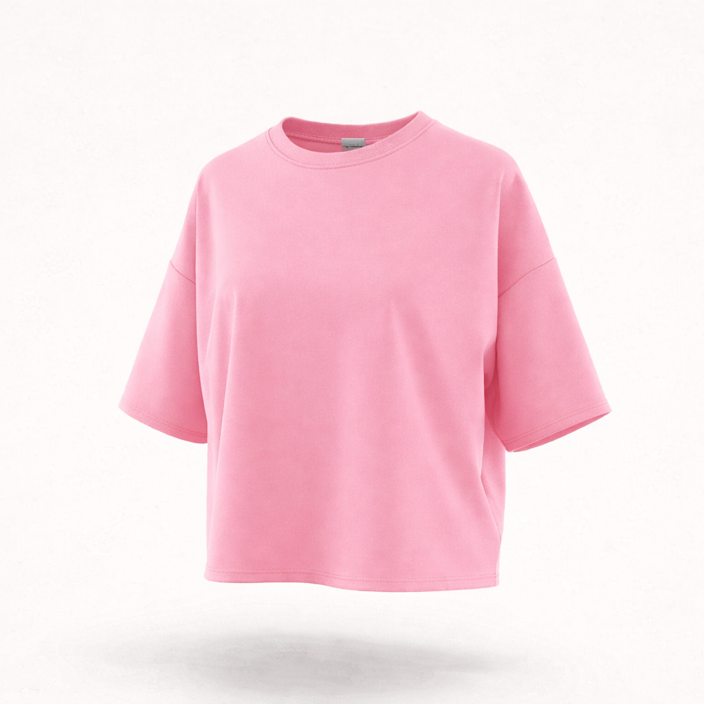 Pink Boxy T-Shirt