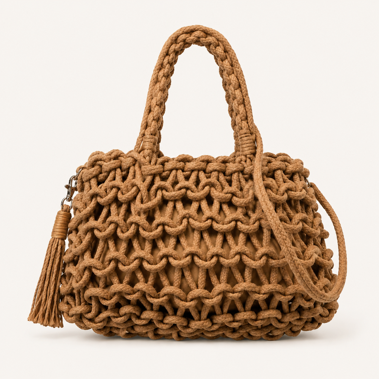 Macrame Rope Cross Body Bag