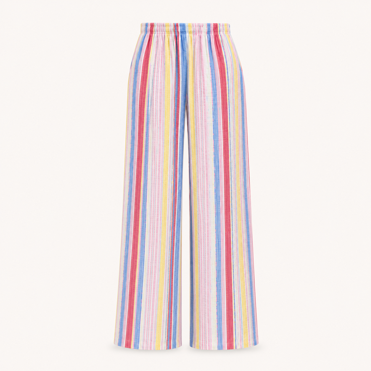 Pastel Stripe Cotton Trousers