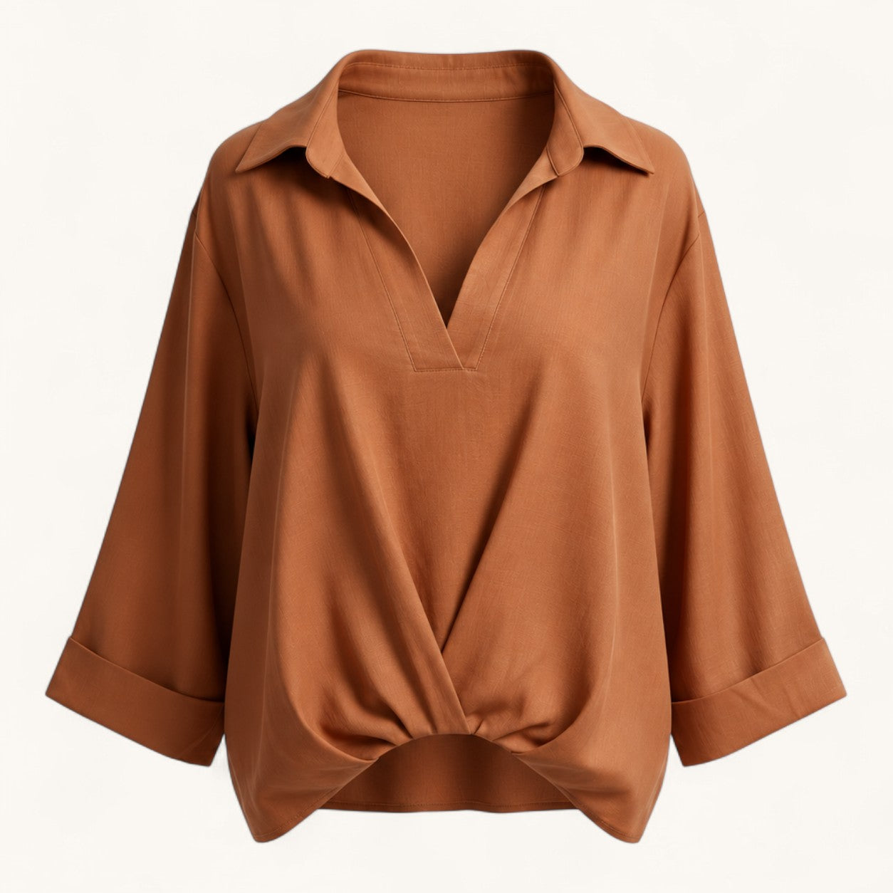 Linen V-Neck Shirt