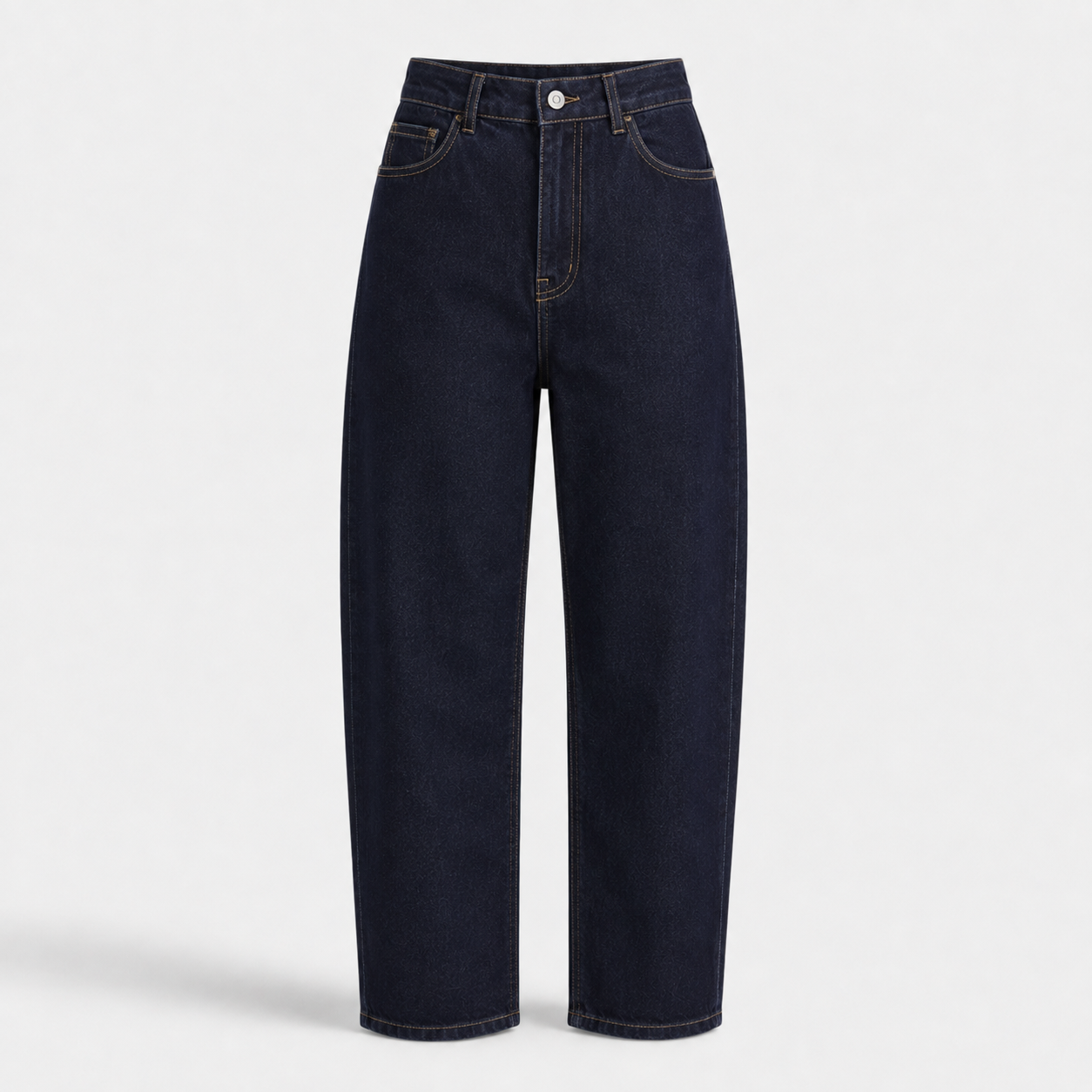Dark Blue Balloon Leg Jeans