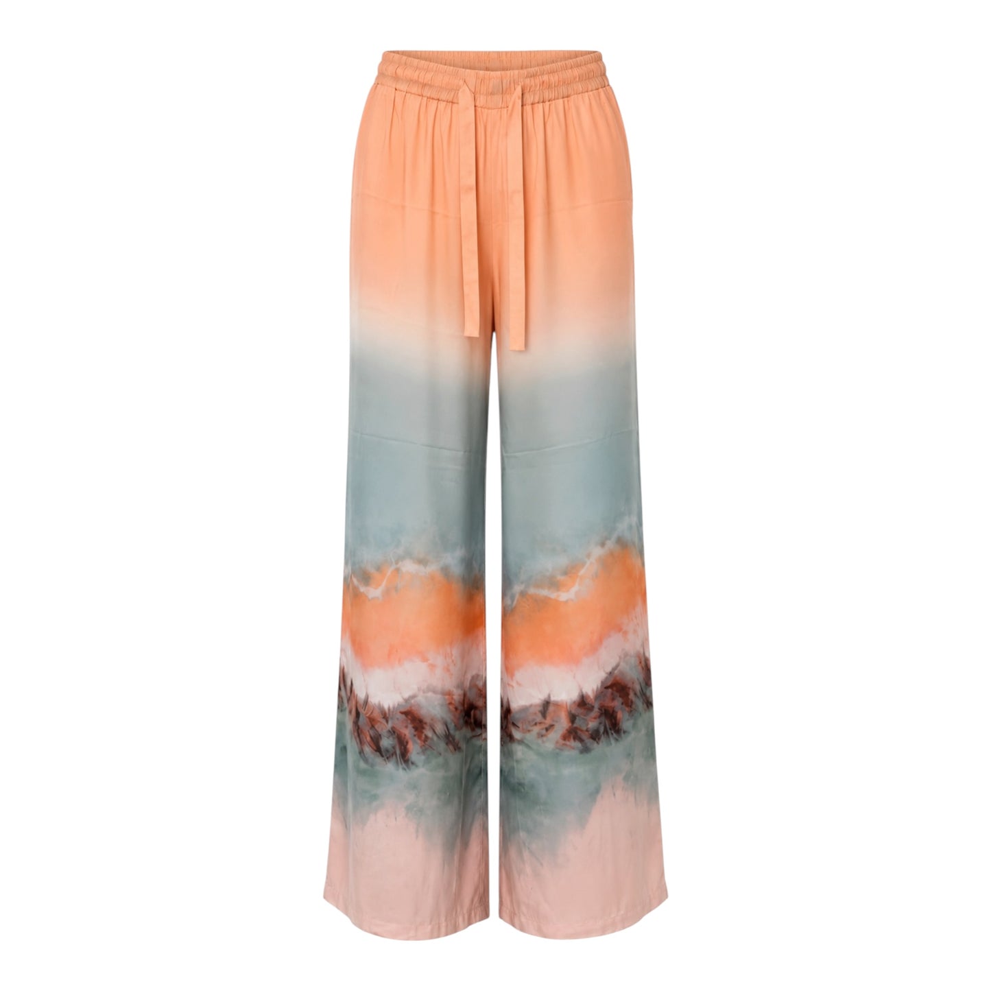 Watercolour Print Trousers