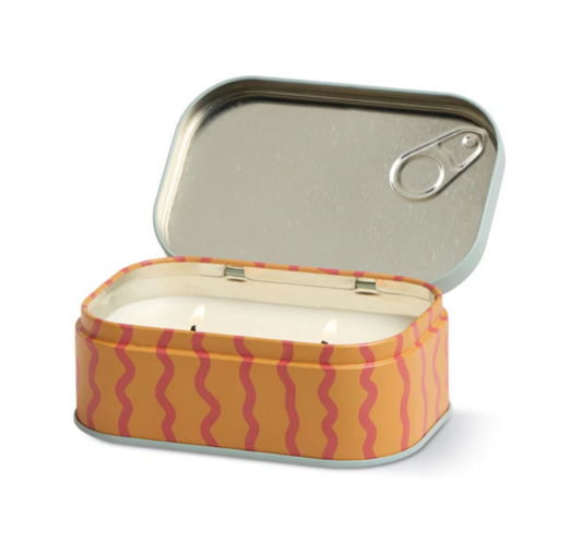 A Dopo 6oz/184g Sun Printed Tin Candle - Orange Blossom