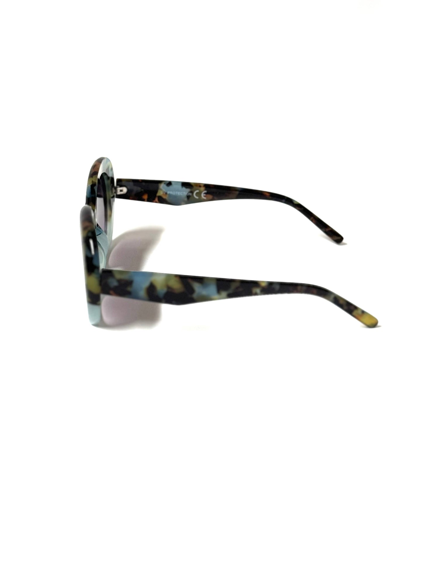 Sunglasses Blue: Blue/Black