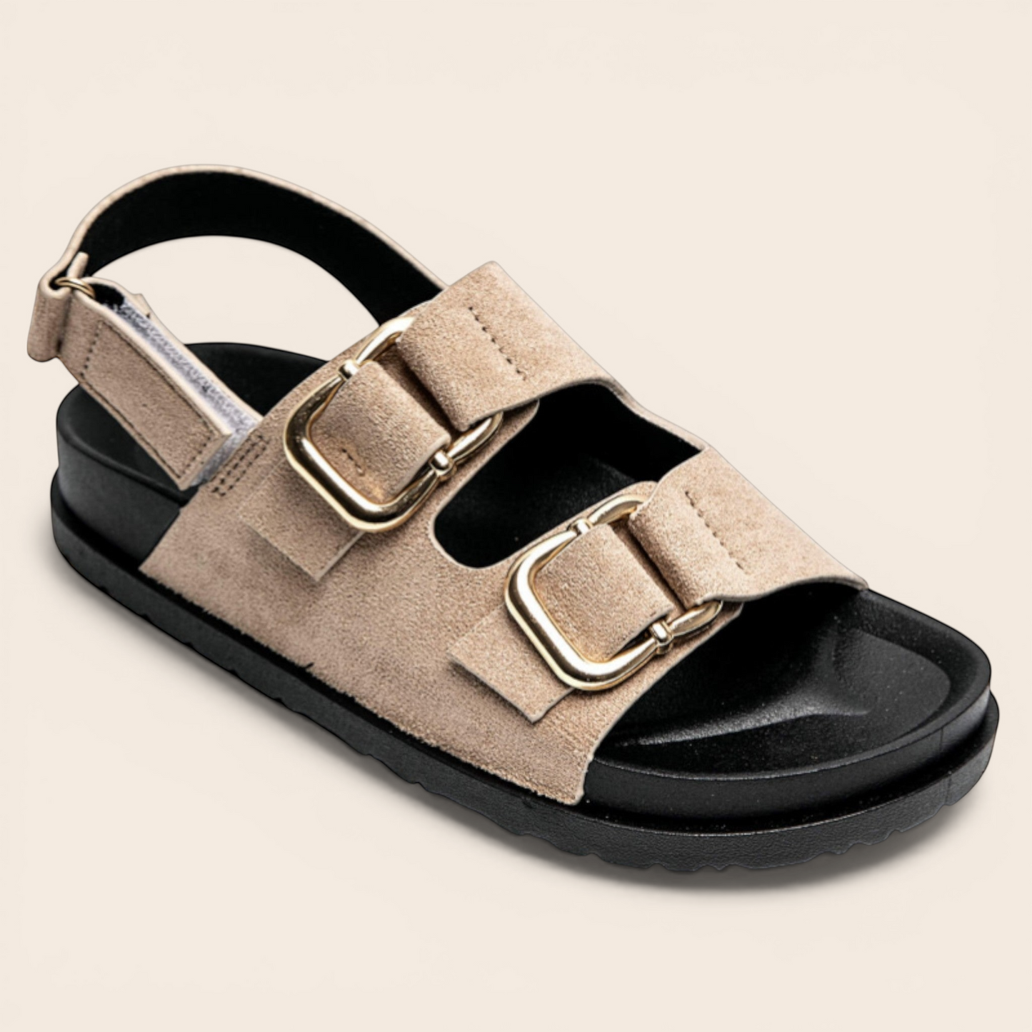 Beige Chunky Sole Sandal