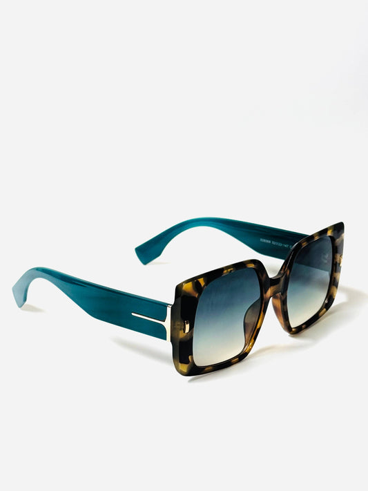Tortoise & Green Sunglasses