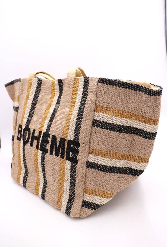 Tan Boheme Large Tote