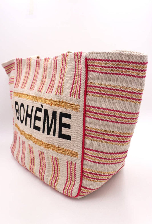 Red Boheme Large Tote