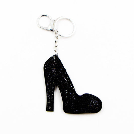 Black Stiletto Keyring