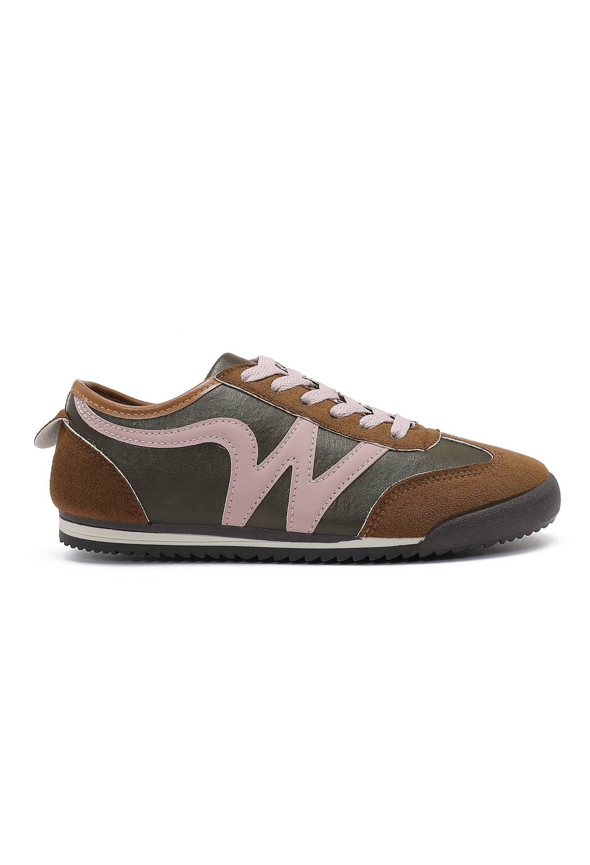 Sneakers – Vintage Running Style B-6619: Brown