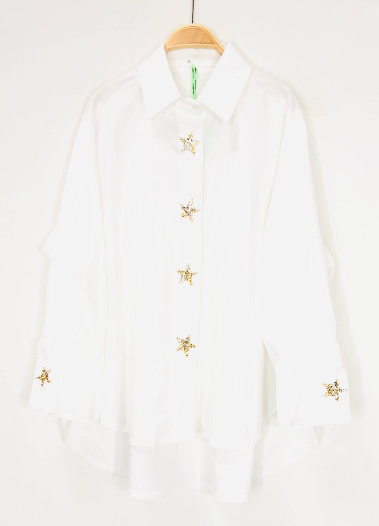 Glitter Star White Shirt