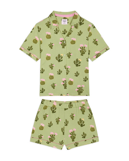 Cactus Print Short Pyjama Set
