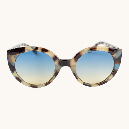 Tortoise & Blue Sunglasses