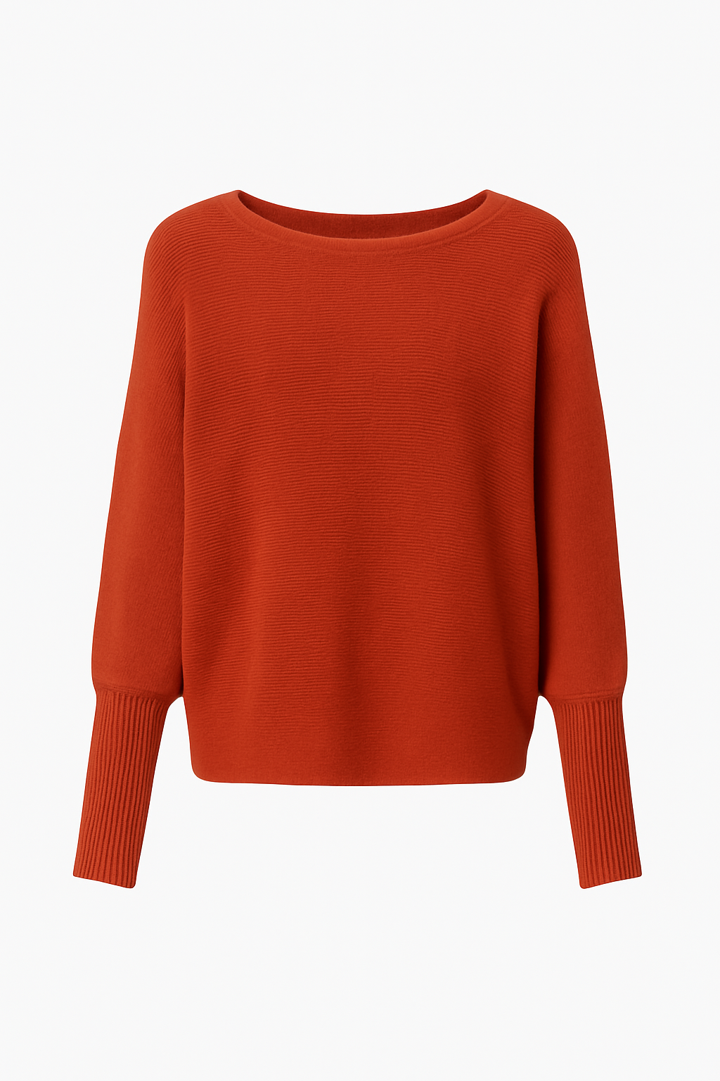Terracotta Cashmere Blend Batwing Jumper