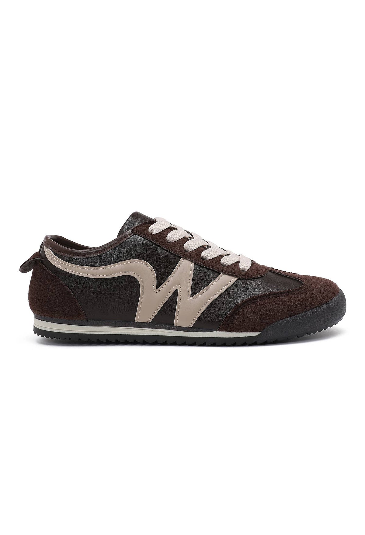 Sneakers – Vintage Running Style B-6619: Brown