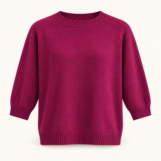 Cerise Light Weight Jumper