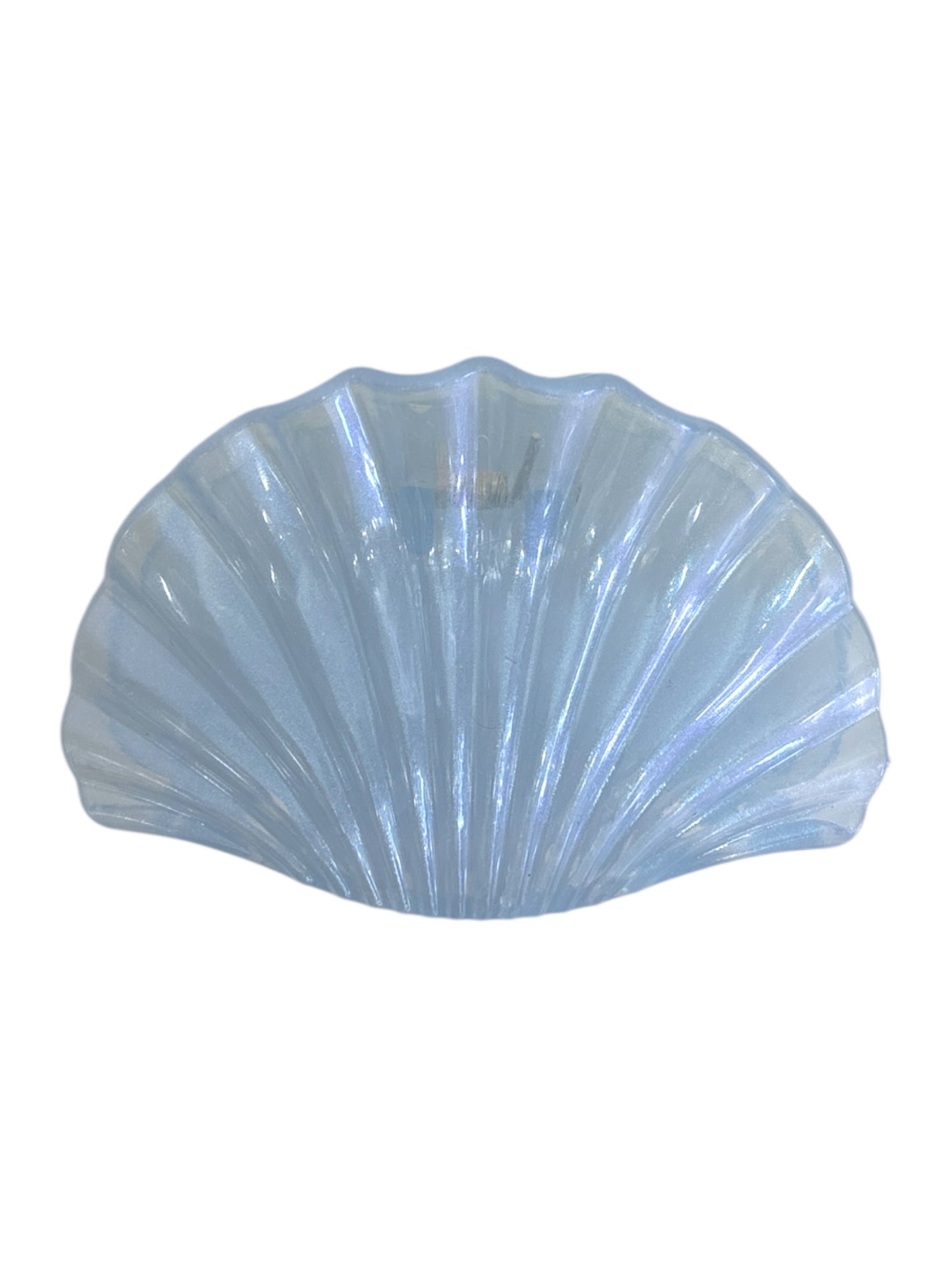 Large Blue Shell Hair Claw