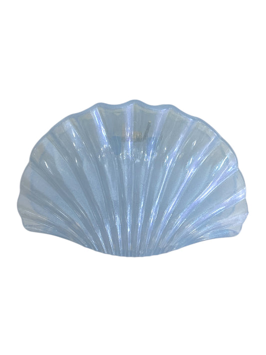 Large Blue Shell Hair Claw