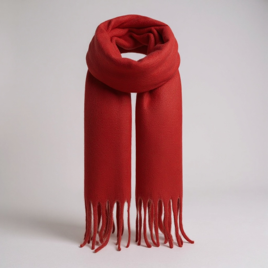 Red Large Blanket Scarf