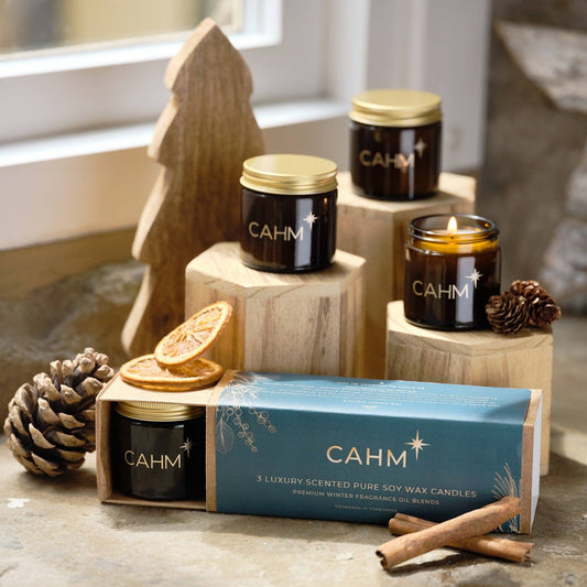 Christmas Candle Gift Set | Christmas Candles | Holiday Gift