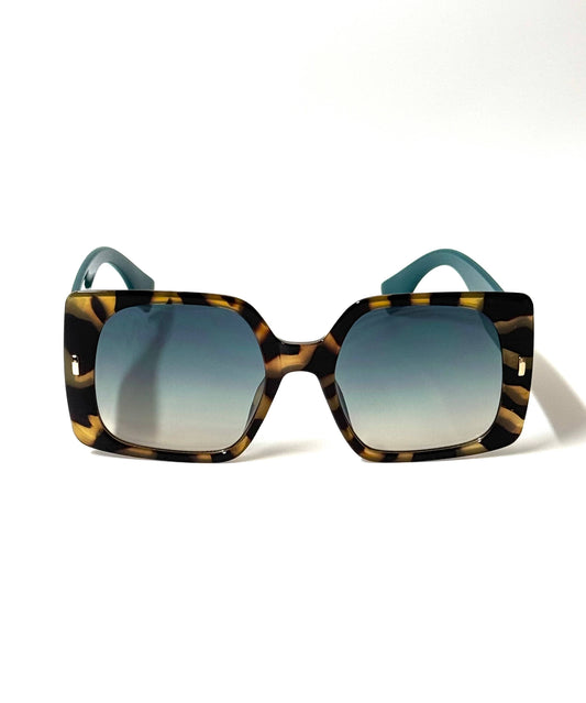 Tortoise & Green Sunglasses