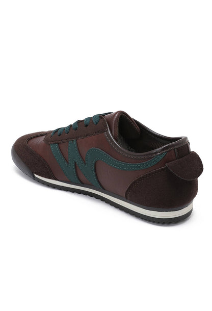 Sneakers – Vintage Running Style B-6619: Brown