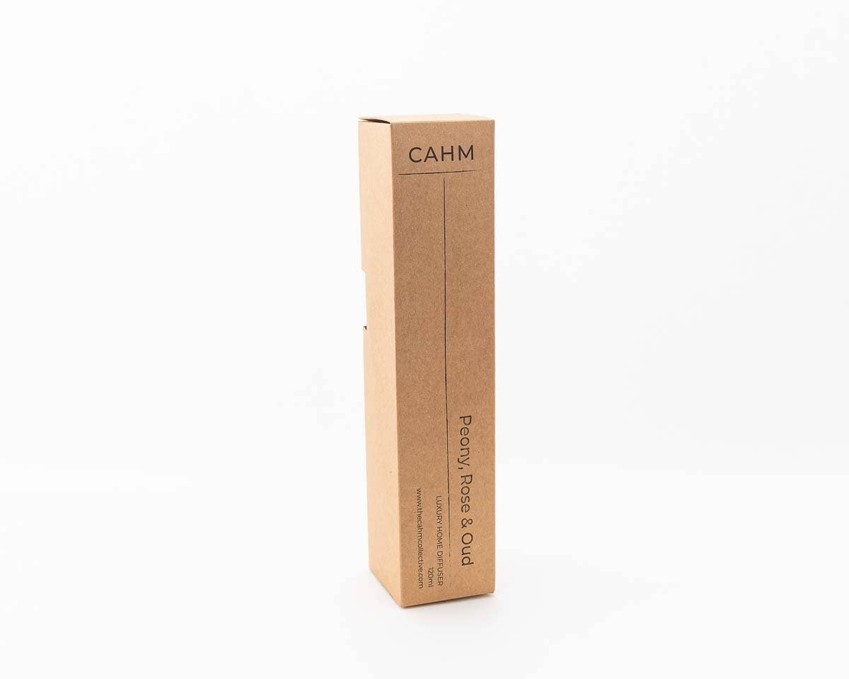 Peony Rose Oud Black Reed Diffuser | Luxury Reed Diffusers