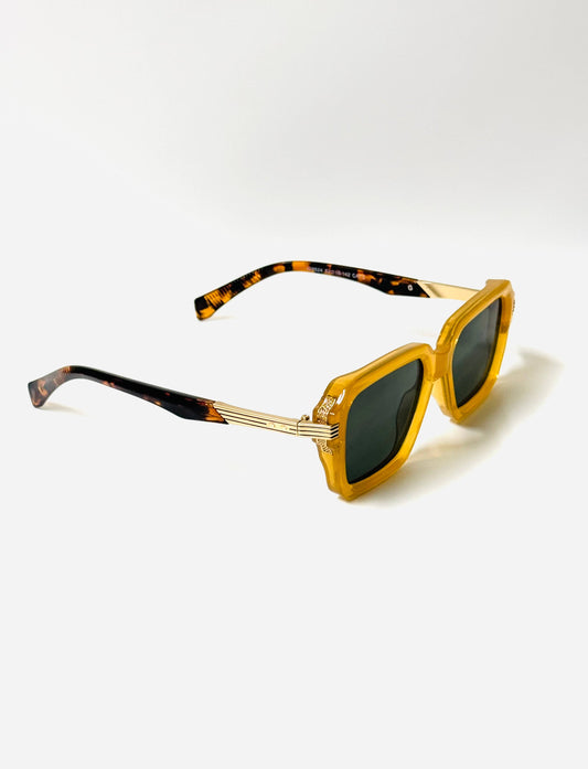 Beige and Tortoise Sunglasses