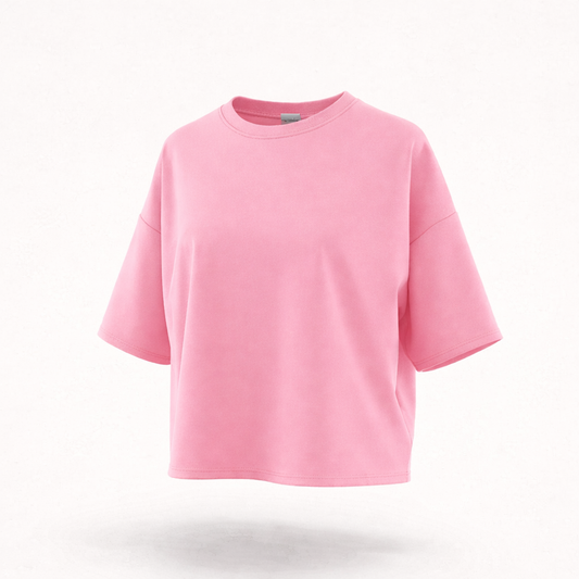 Pink Boxy T-Shirt