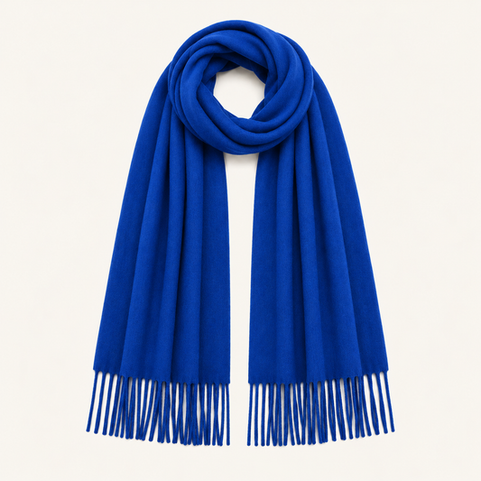 Cobalt Large Blanket Scarf