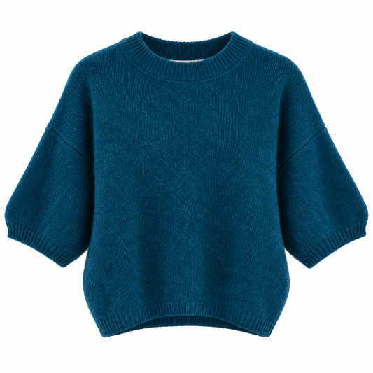 Teal Baby Mohair Jumper