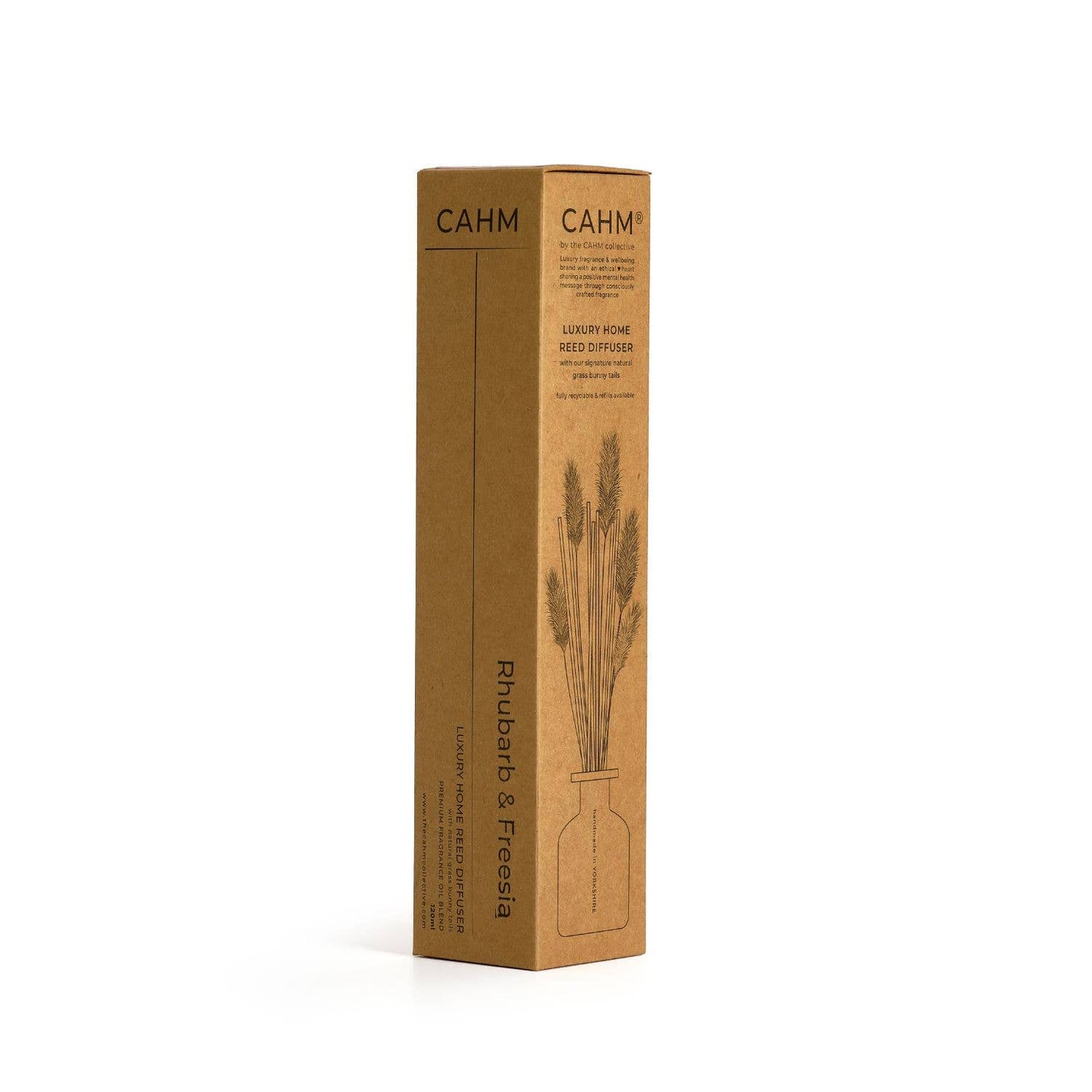 Rhubarb Freesia Clear Reed Diffuser | Luxury Reed Diffusers
