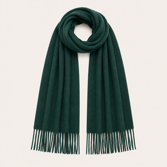 Forest Green Large Blanket Scarf