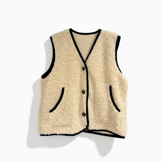 Faux Sheepskin Gillet