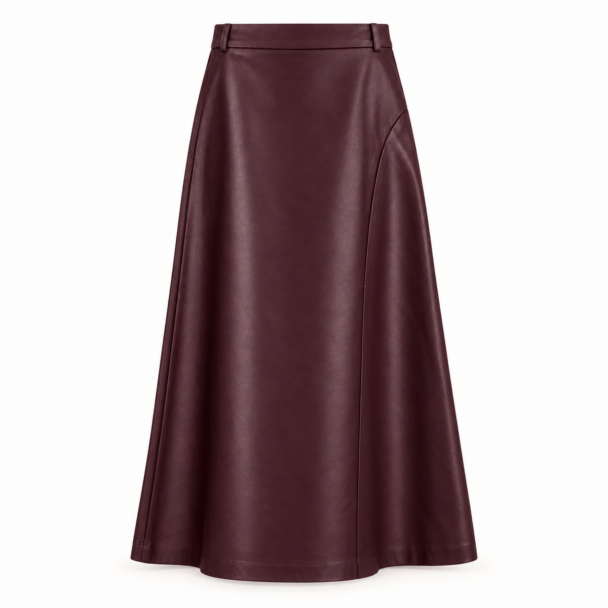 Dark Plum Midaxi Skirt