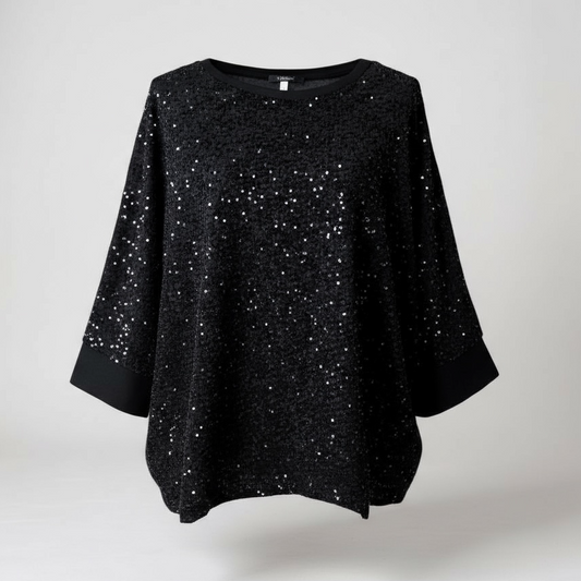Black Sequin Top