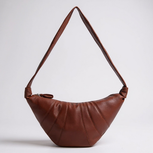 Bordeaux Medium Slouchy Cross Body Bag