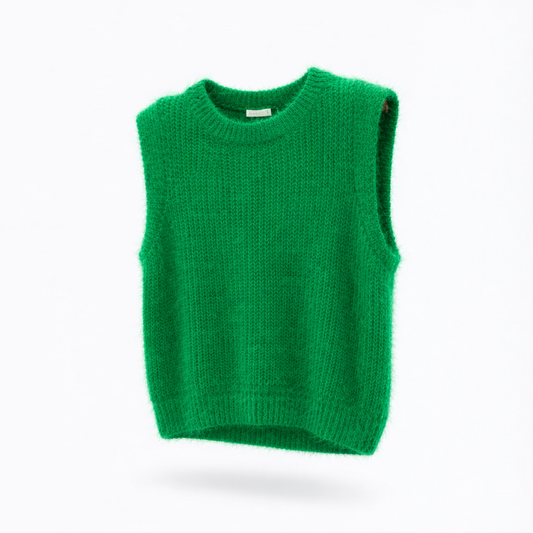 Green Mohair Tank Top