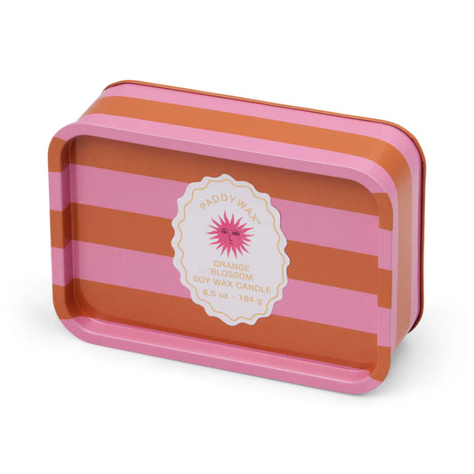 A Dopo 6oz/184g Sun Printed Tin Candle
- Orange Blossom