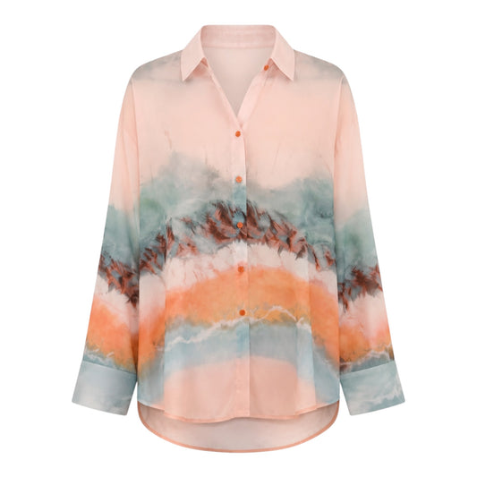 Watercolour Print Shirt