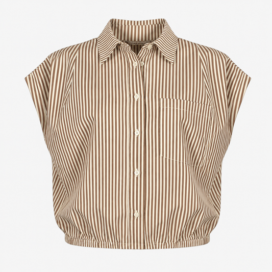 Brown Stripe Shirt