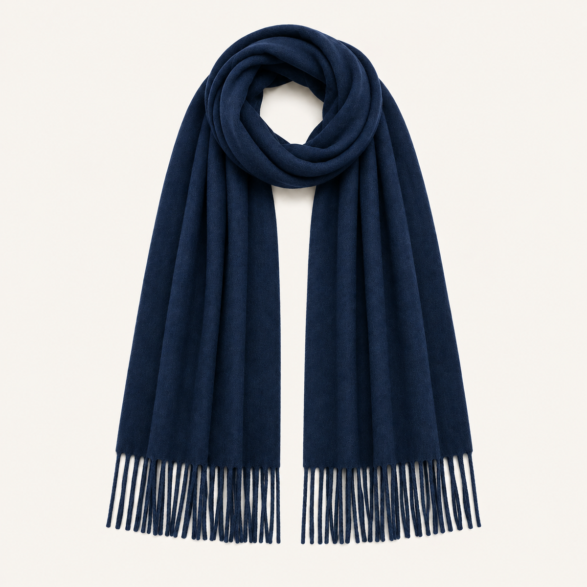 Navy Large Blanket Scarf