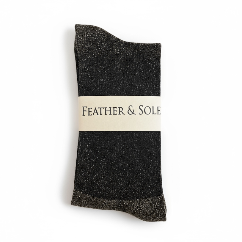 Pewter Sparkle Socks