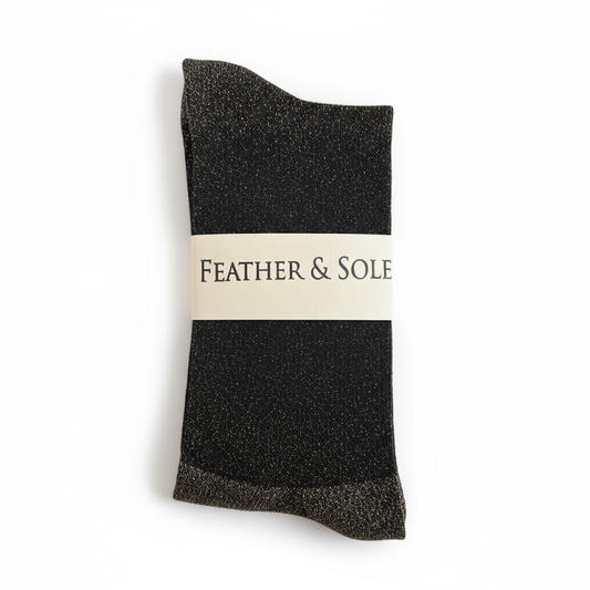 Pewter Sparkle Socks